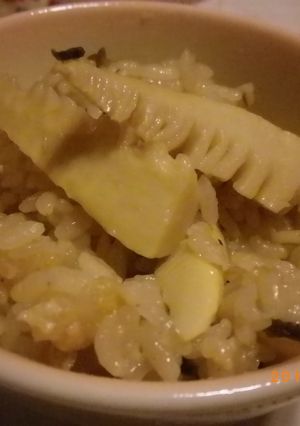 たけのこ☆塩昆布の炊き込みご飯～♪-レシピのメイン写真