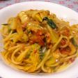 オイルサーディンと白菜のトマトパスタ