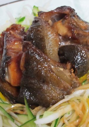 鰤あらのオレンジ煮-レシピのメイン写真