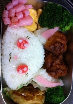 キャラ弁☆ジュエルペット♡ルビー-レシピのメイン写真