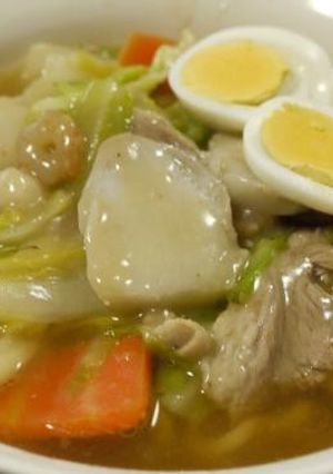 里芋ｄｅ正麺味噌ちゃんぽん風-レシピのメイン写真