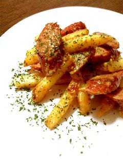 冷凍ポテトで♡簡単マヨマスタード炒め-レシピのメイン写真