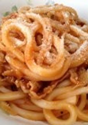 豚こまともやしで！ナポリタン風焼うどん-レシピのメイン写真
