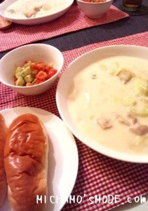 白菜の濃厚ホワイトシチュー-レシピのメイン写真