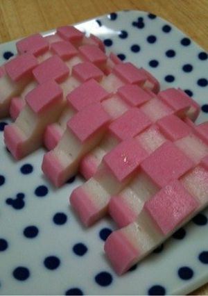 かまぼこ飾り切り-レシピのメイン写真