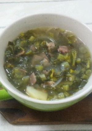 大根の葉っぱスープ-レシピのメイン写真