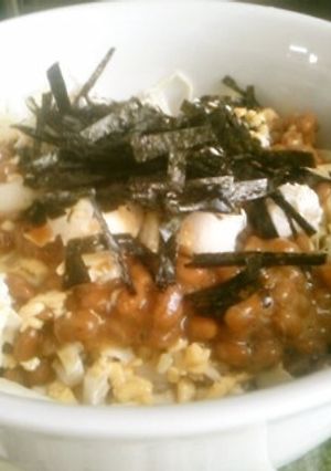 簡単*納豆クリームチーズ丼-レシピのメイン写真
