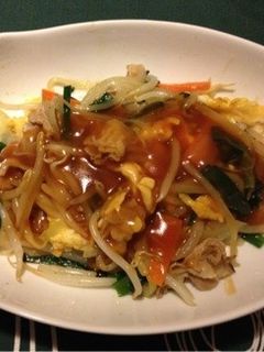 卵と野菜炒めの甘酢あんかけ-レシピのメイン写真