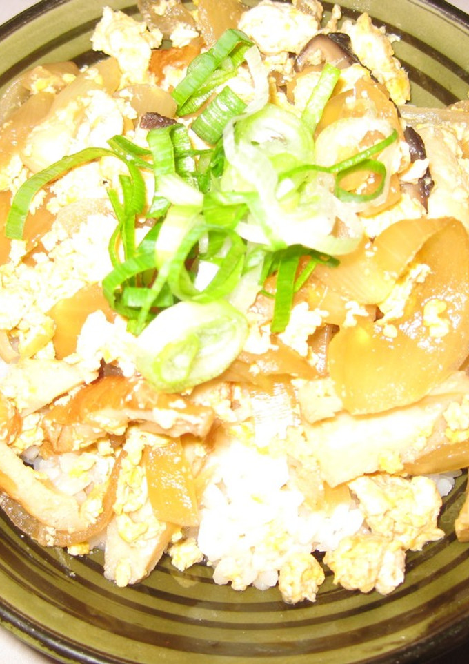 ちくわと玉ねぎのパティシェ風（丼）。-レシピのメイン写真