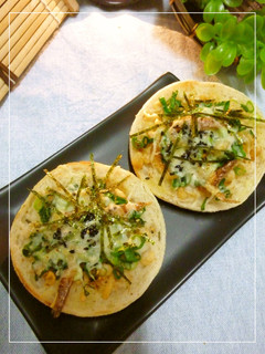 うどんスープの素でかき揚げ風トースト-レシピのメイン写真