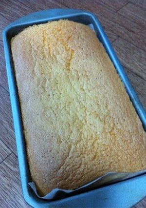 材料たったの3つ☆ふわふわスポンジ-レシピのメイン写真