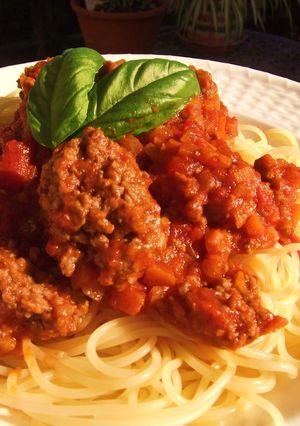 お肉ゴロっと入ったミートソース♪-レシピのメイン写真