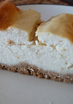 水切りヨーグルトでチーズケーキ-レシピのメイン写真