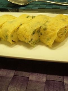 ネギとチーズの玉子焼き-レシピのメイン写真