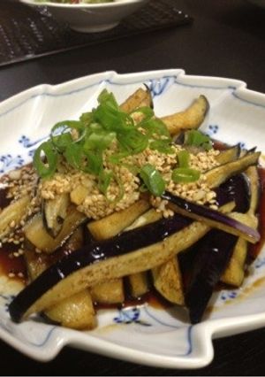 茄子のニンニクソースがけ-レシピのメイン写真