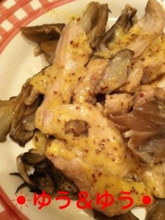 鶏胸肉&舞茸のマスタードソース☆-レシピのメイン写真