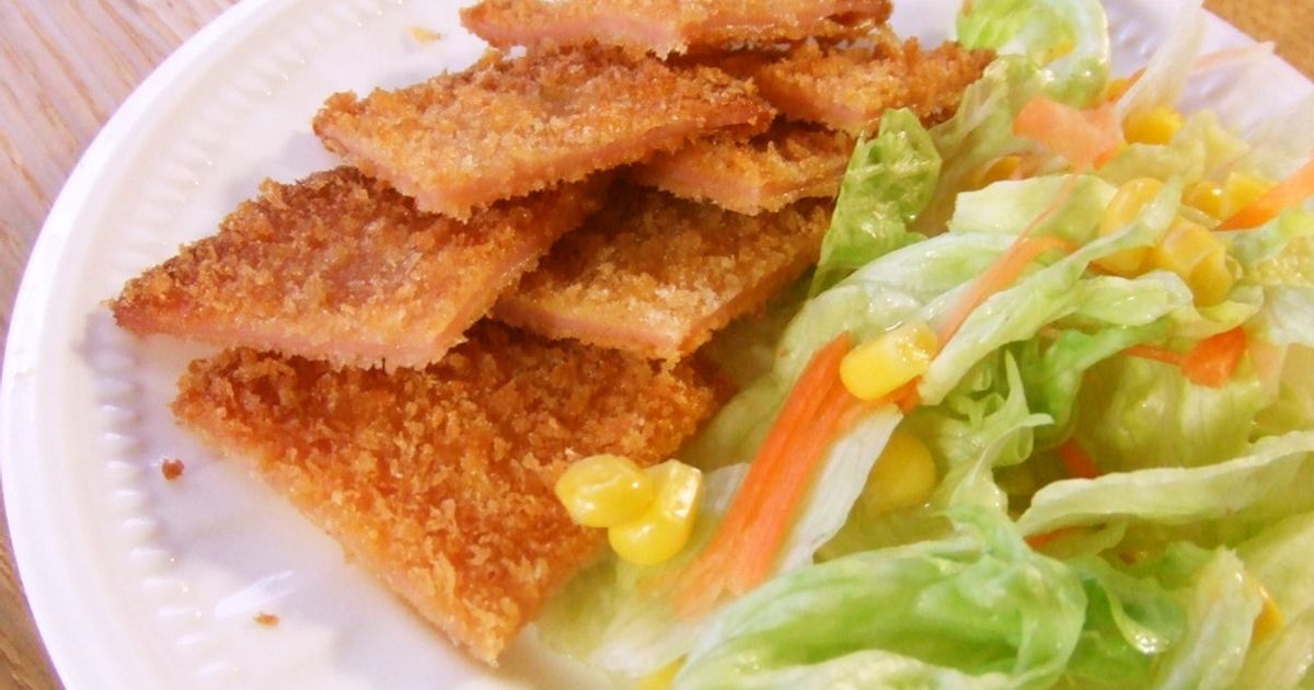 みんな大好き。庶民の味ハムカツ by よしもりさんち 【クックパッド