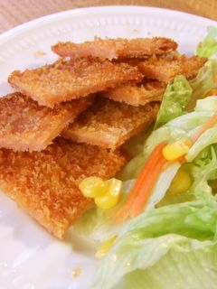 みんな大好き。庶民の味ハムカツ-レシピのメイン写真