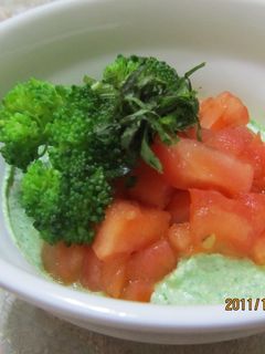 豆腐とホウレンソウで白和え風サラダ-レシピのメイン写真