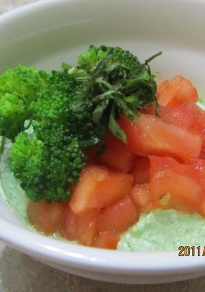豆腐とホウレンソウで白和え風サラダ-レシピのメイン写真