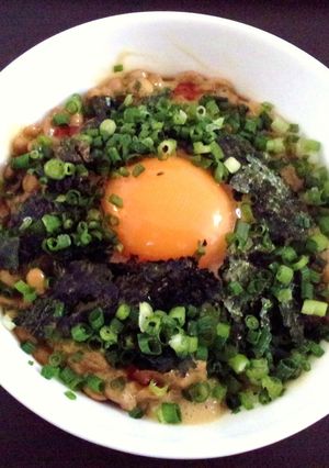 簡単美味しい☆ねぎたまノリノリ納豆ごはん-レシピのメイン写真