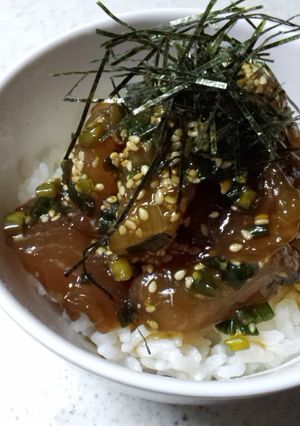 マグロの香味漬け丼-レシピのメイン写真