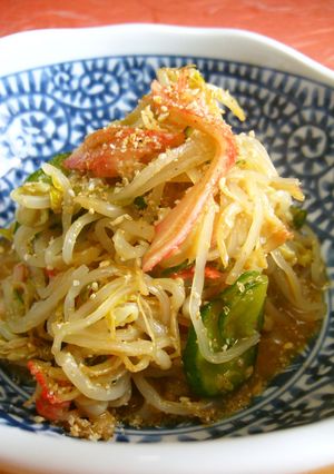 春雨の酢の物（なぜか・・もやし中心）♪-レシピのメイン写真