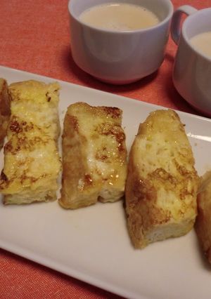 すぐ出来る☆こがしフレンチトースト-レシピのメイン写真