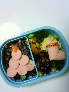 魚肉ソーセージでクリスマスツリー-レシピのメイン写真