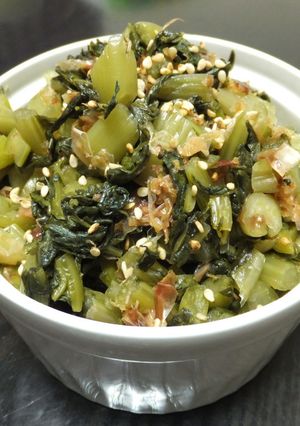 野沢菜(漬け菜)炒め-レシピのメイン写真
