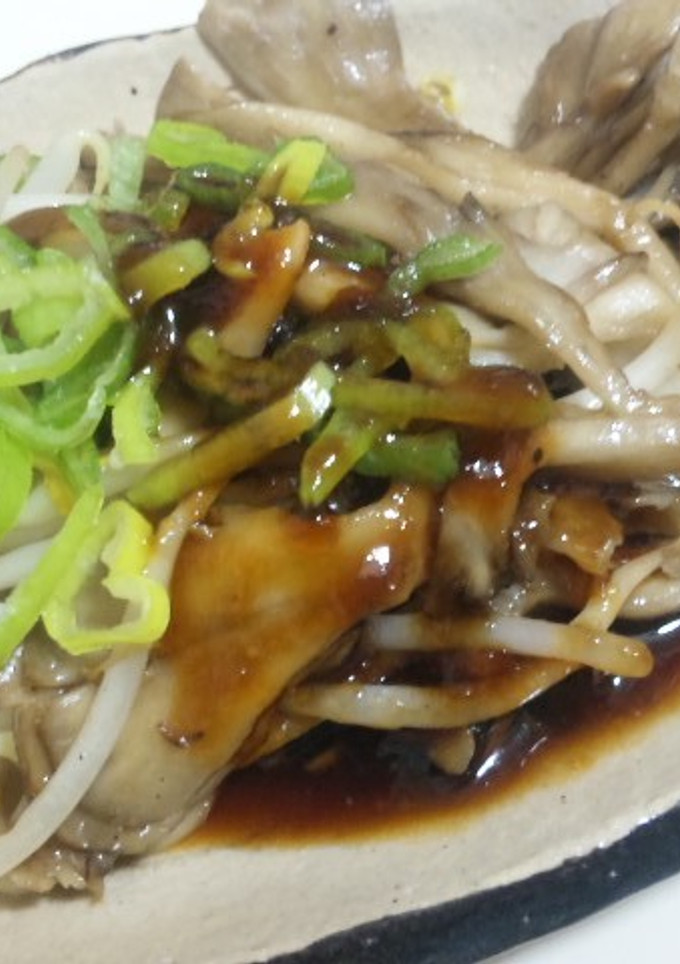 舞茸ともやしのバター炒め　のせぽんで-レシピのメイン写真
