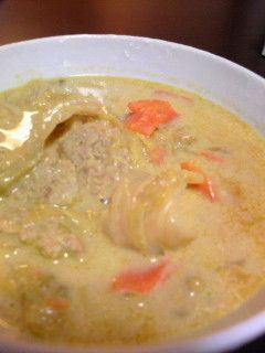 残ったロールキャベツでカレーミルクスープ-レシピのメイン写真