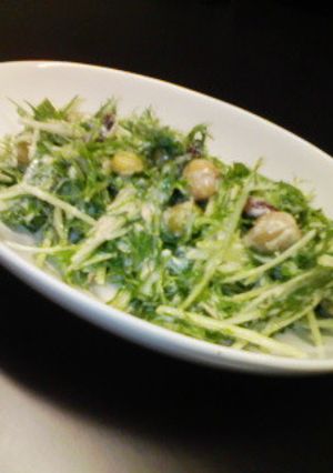 水菜と豆のツナマヨーグルトサラダ-レシピのメイン写真