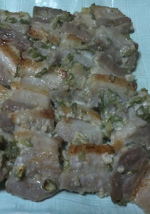 豚バラのネギ塩麹焼き-レシピのメイン写真