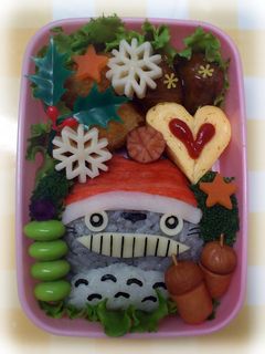 キャラ弁 トトロサンタ♪-レシピのメイン写真