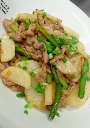 【うまシャキ】長芋と豚肉炒め★-レシピのメイン写真