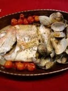 クリスマス❤鯛とあさりのアクアパッツァ-レシピのメイン写真