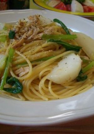 かぶとツナのスパゲッティ-レシピのメイン写真