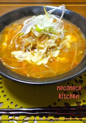 キムチバターのまろやかチーズ味噌ラーメン-レシピのメイン写真