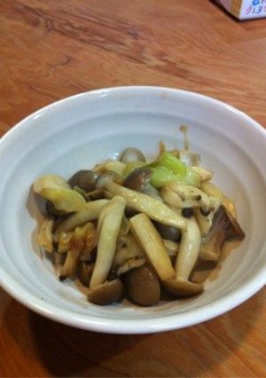 簡単*きのこのネギ塩いため-レシピのメイン写真