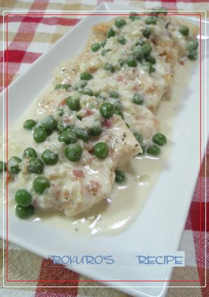 ➏　♬チキンとベーコンのクリーム煮♪　➏-レシピのメイン写真