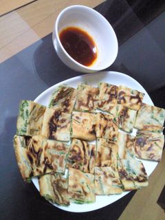 ニラチヂミ-レシピのメイン写真