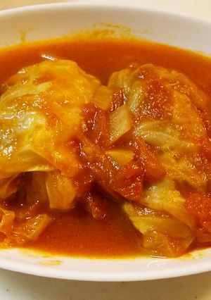 １合い挽き肉から何品？ロールキャベツの巻-レシピのメイン写真