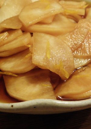 母直伝～大根の醤油漬け柚子風味-レシピのメイン写真