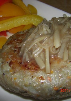 蓮根noハンバーグ-レシピのメイン写真