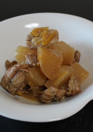 大根と鶏肉のゆずジャム煮。-レシピのメイン写真