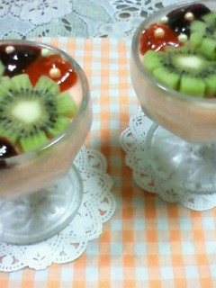 ★野菜ジュースのヨーグルトゼリー☆-レシピのメイン写真