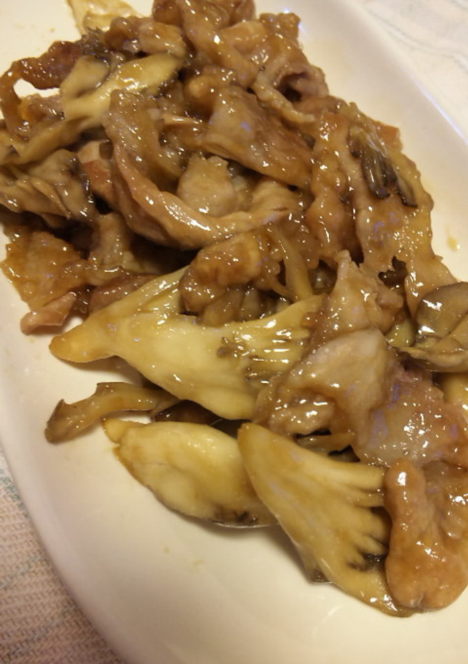 豚肉と舞茸のオイスタ★炒め-レシピのメイン写真