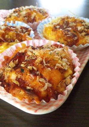 ホットケーキミックスでお好み焼きパン-レシピのメイン写真