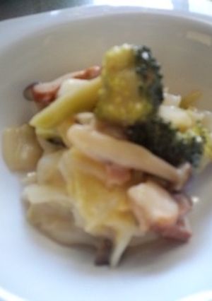 手抜きな白菜とベーコンのクリーム煮-レシピのメイン写真